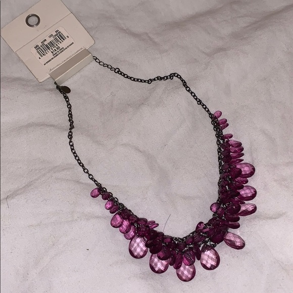 MOVING SALE ⭐️ AMERICAN EAGLE purple stone necklace